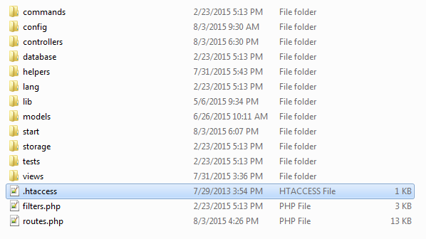 htaccess file deny from all in laravel app folder