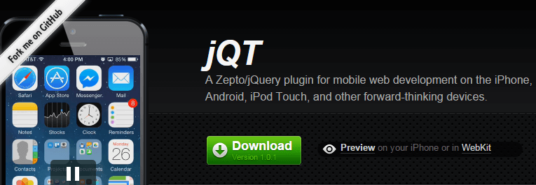 jQT (formerly jQTouch)